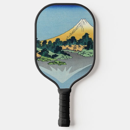 Hokusai - Mount Fuji reflektiert den Kawaguchi-See Pickleball Schläger (Rückseite)