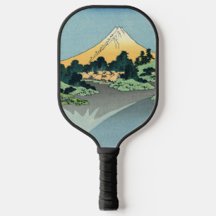 Hokusai Mount Fuji reflektiert den Kawaguchi-See Pickleball Schläger