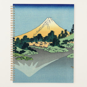 Hokusai Mount Fuji reflektiert den Kawaguchi-See Planer