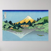 Hokusai - Mount Fuji reflektiert den Kawaguchi-See Poster (Vorne)