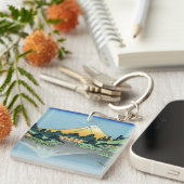 Hokusai - Mount Fuji reflektiert den Kawaguchi-See Schlüsselanhänger (Vorderseite rechts)