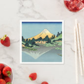 Hokusai Mount Fuji reflektiert den Kawaguchi-See Serviette (Beispiel)