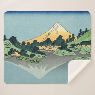 Hokusai Mount Fuji reflektiert den Kawaguchi-See Sherpadecke