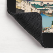 Hokusai Nihonbashi Brücke in Edo Mousepad (Ecke)