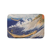 Hokusai Ocean Waves Sea Boote Badematte (Vorderseite)