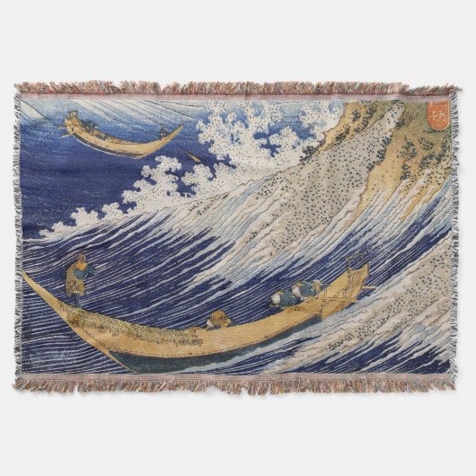 Hokusai Ocean Waves Sea Boote Decke (Vorderseite)