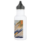 Hokusai Ocean Waves Sea Boote Edelstahlflasche (Rechts)