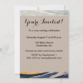 Hokusai Ocean Waves Sea Boote Einladung (Vorderseite)