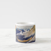 Hokusai Ocean Waves Sea Boote Espressotasse (Vorderseite)