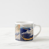 Hokusai Ocean Waves Sea Boote Espressotasse (Rechts)