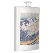 Hokusai Ocean Waves Sea Boote Flachmann (Rechts)