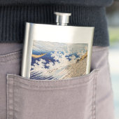 Hokusai Ocean Waves Sea Boote Flachmann (Beispiel)