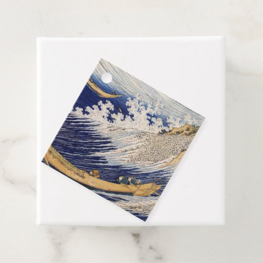 Hokusai Ocean Waves Sea Boote Geschenkanhänger (Beispiel)