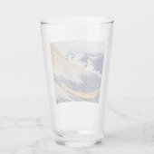 Hokusai Ocean Waves Sea Boote Glas (Rückseite)