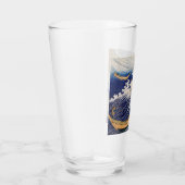 Hokusai Ocean Waves Sea Boote Glas (Rechts)