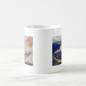 Hokusai Ocean Waves Sea Boote Kaffeetasse (Mittel)