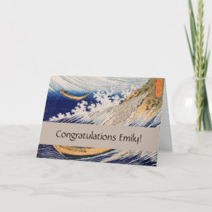 Hokusai Ocean Waves Sea Boote Karte