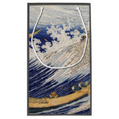Hokusai Ocean Waves Sea Boote Kleine Geschenktüte (Rückseite)
