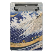 Hokusai Ocean Waves Sea Boote Mini Klemmbrett (Vorderseite)