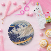 Hokusai Ocean Waves Sea Boote Pappteller (Party)