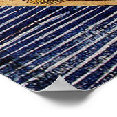Hokusai Ocean Waves Sea Boote Poster (Ecke)