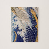 Hokusai Ocean Waves Sea Boote Puzzle (Vertikal)