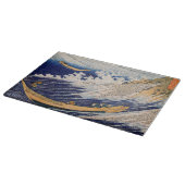 Hokusai Ocean Waves Sea Boote Schneidebrett (Ecke)