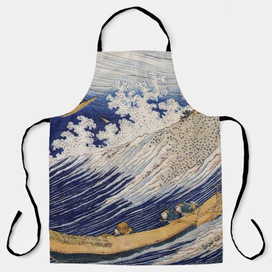 Hokusai Ocean Waves Sea Boote Schürze (Vorderseite)