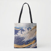 Hokusai Ocean Waves Sea Boote Tasche (Vorderseite)