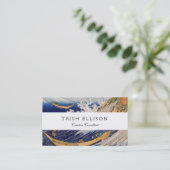Hokusai Ocean Waves Sea Boote Visitenkarte (Stehend Vorderseite)