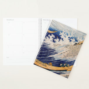 Hokusai Ozeanwellen Meer Boote Planer