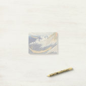 Hokusai Ozeanwellen Meer Boote Post-it Klebezettel (Auf Schreibtisch)