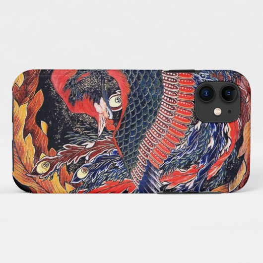 Hokusai - phoenix Case-Mate iPhone hülle (Rückseite (Horizontal))