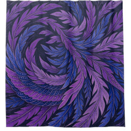 Hokusai Phoenix Motif Japanese Art Shower Curtain Duschvorhang