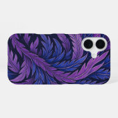 Hokusai Phoenix Purple Jpan Art iPhone 16 Hülle (Rückseite (Horizontal))