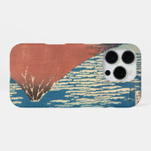 Hokusai Red Fuji iPhone 15 Pro Case – Fine Wind Cl Hülle (Rückseite (Horizontal))