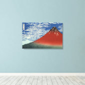 Hokusai Red Fuji, South Wind, Clear Sky Gallery, H Leinwanddruck (Insitu (Holzboden))