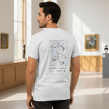 Hokusai-Schildkrötenzeichnung Japanischer Minimali