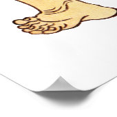 Hokusai Sumo Wrestlers Poster (Ecke)