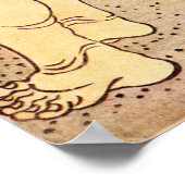 Hokusai Sumo Wrestlers Poster (Ecke)