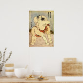 Hokusai Sumo Wrestlers Poster (Küche)