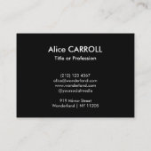 Hokusai - Teehaus bei Koishikawa - QR-Code Visitenkarte (Rückseite)