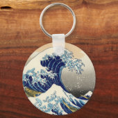 Hokusai The Great Wave Key Chain Schlüsselanhänger (Vorderseite)