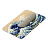 Hokusai The Great Wave Magnet (Linke Seite)