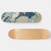 Hokusai The Great Wave off Kanagawa Gallery Skateboard (Horizontal)