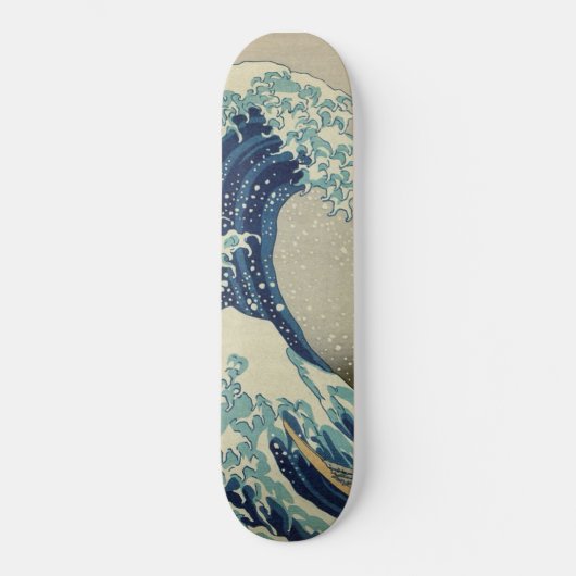 Hokusai The Great Wave off Kanagawa Gallery Skateboard (Vorderseite)