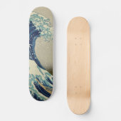 Hokusai The Great Wave off Kanagawa GalleryHD Skateboard (Vorderseite)