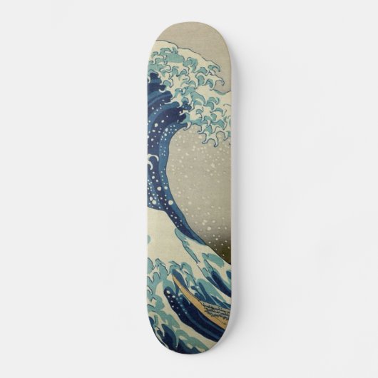 Hokusai The Great Wave off Kanagawa GalleryHD Skateboard (Vorderseite)