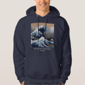 Hokusai , “ The Great Wave off Kanagawa ” Hoodie (Vorderseite)