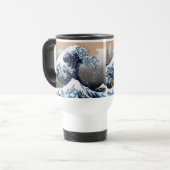 Hokusai , “ The Great Wave off Kanagawa ” Reisebecher (Vorderseite Links)